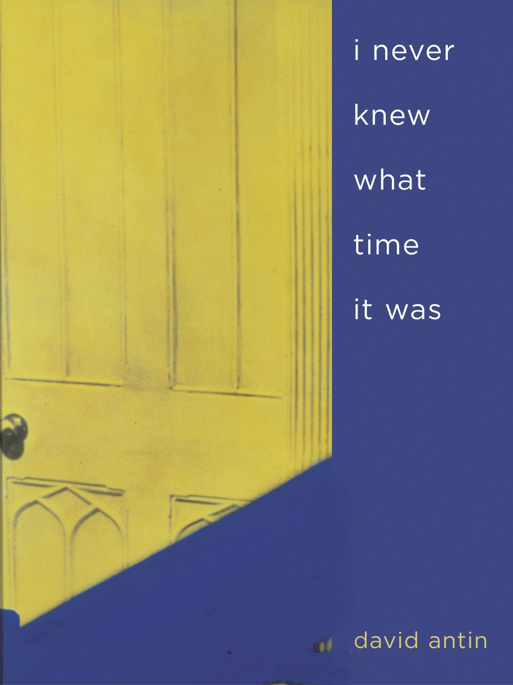 Book cover image for i never knew what time it was ISBN: 9780520938298
